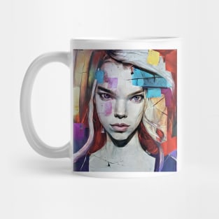 Sad portrait of Anya Mug